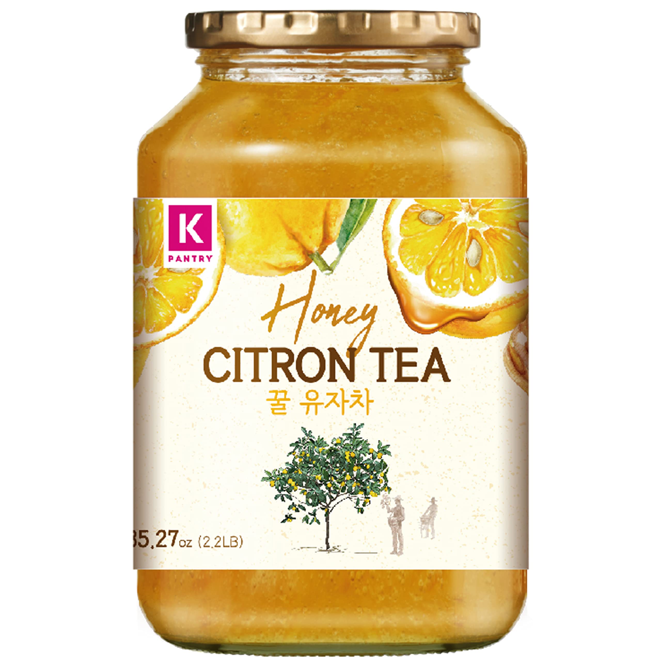 Amazon.com : KPANTRY Korean Yuja Tea (Honey Citron) - Pure Yuzu Amazon.com : KPANTRY Korean Yuja Tea (Honey Citron) - Pure Yuzu